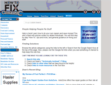 Tablet Screenshot of howtofixyourstuff.com